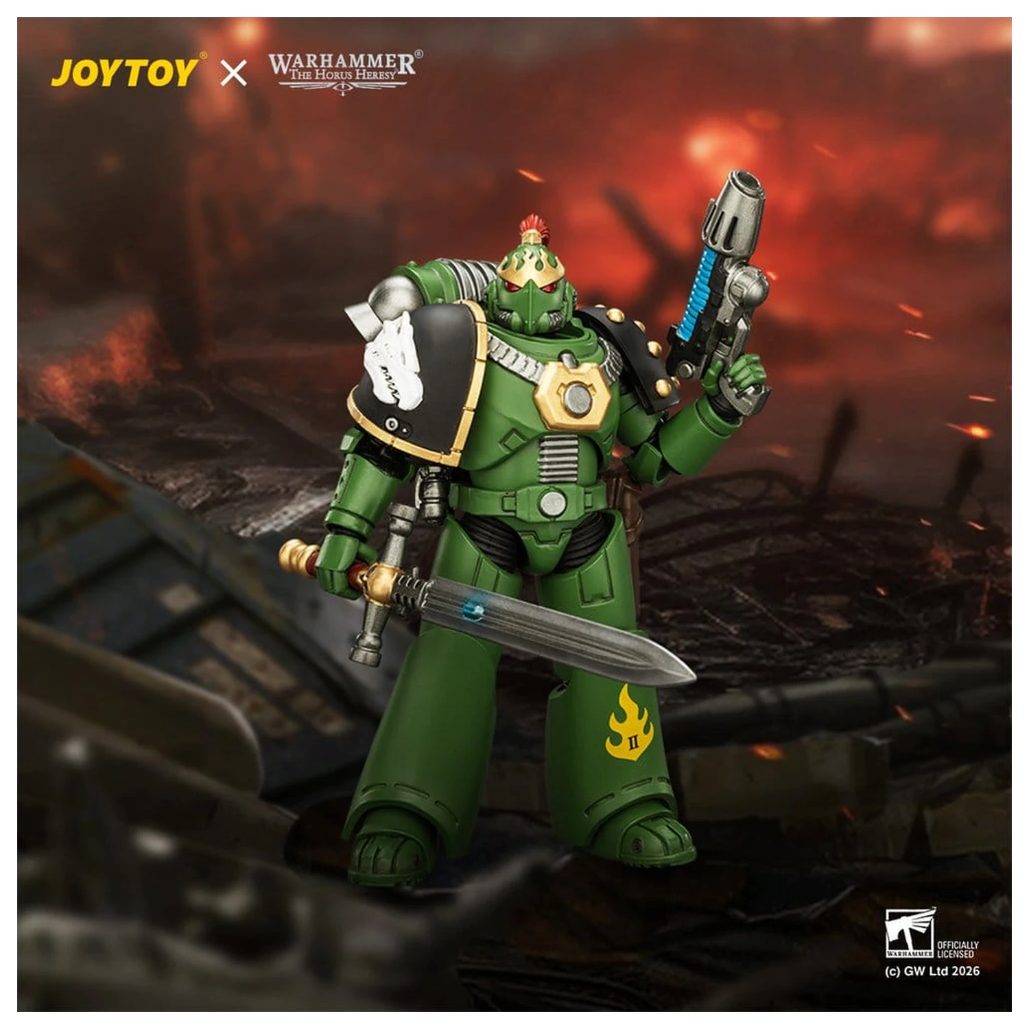 Warhammer The Horus Heresy akční figurka Salamanders MKVI Tactical Legionary 12 cm fotografii produktu
