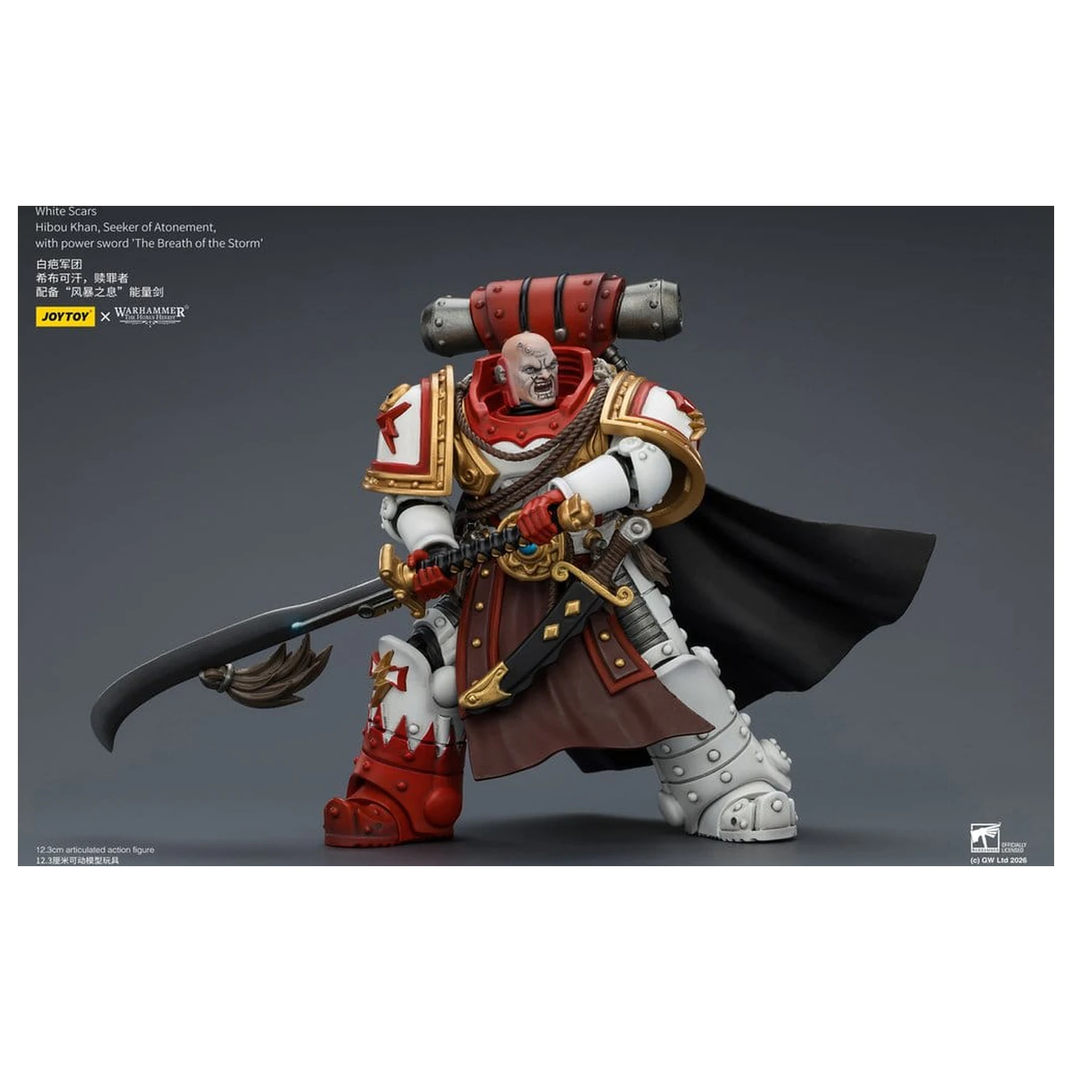 Warhammer The Horus Heresy Akční figurka White Scars Hibou Khan, Seeker of Atonement 12 cm fotografii produktu