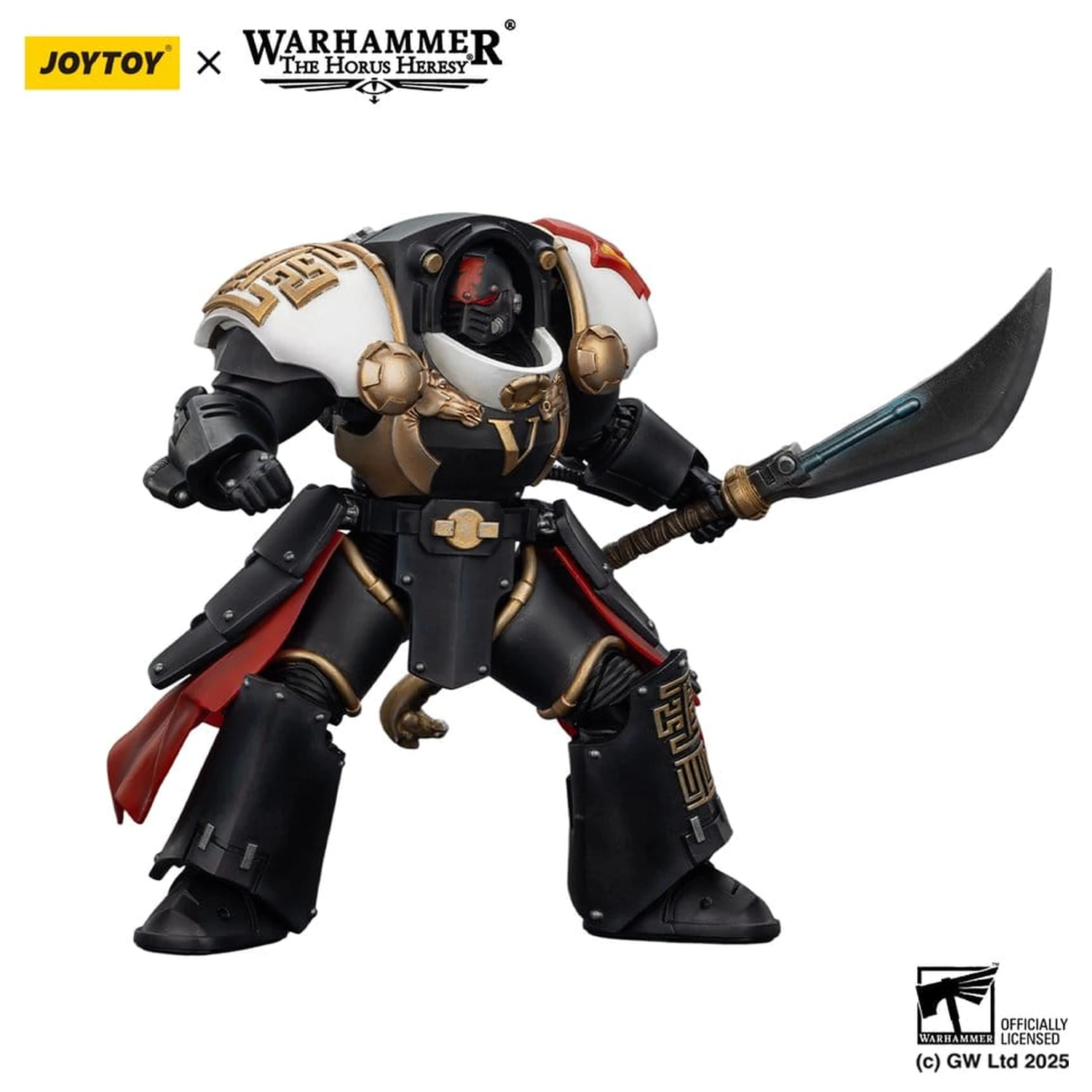 Warhammer The Horus Heresy Akční figurka White Scars Ebon Keshig Terminator 1 s Power Glaive 13 cm fotografii produktu