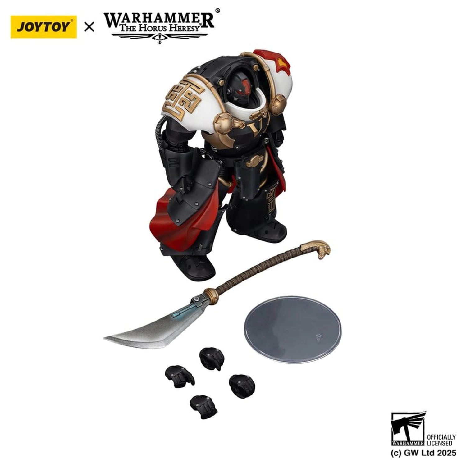 Warhammer The Horus Heresy Akční figurka White Scars Ebon Keshig Terminator 1 s Power Glaive 13 cm fotografii produktu