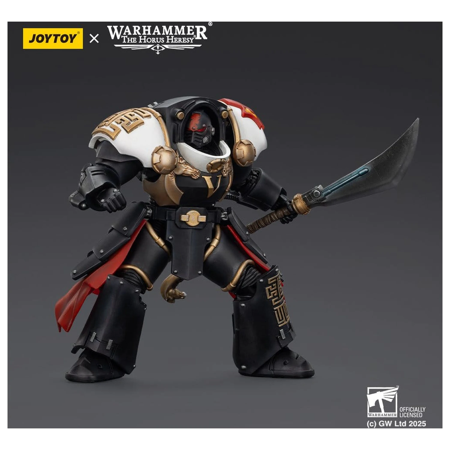 Warhammer The Horus Heresy Akční figurka White Scars Ebon Keshig Terminator 1 s Power Glaive 13 cm fotografii produktu