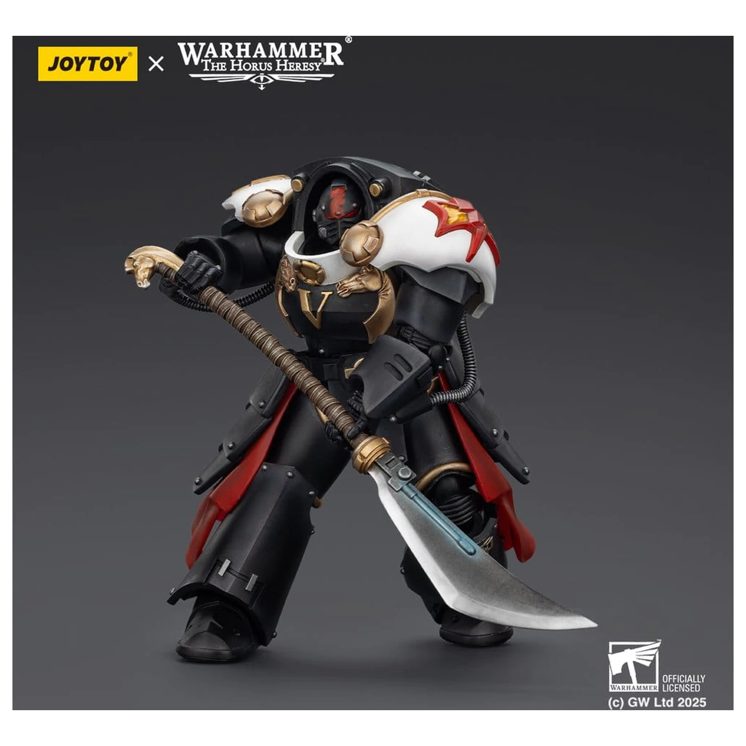 Warhammer The Horus Heresy Akční figurka White Scars Ebon Keshig Terminator 1 s Power Glaive 13 cm fotografii produktu