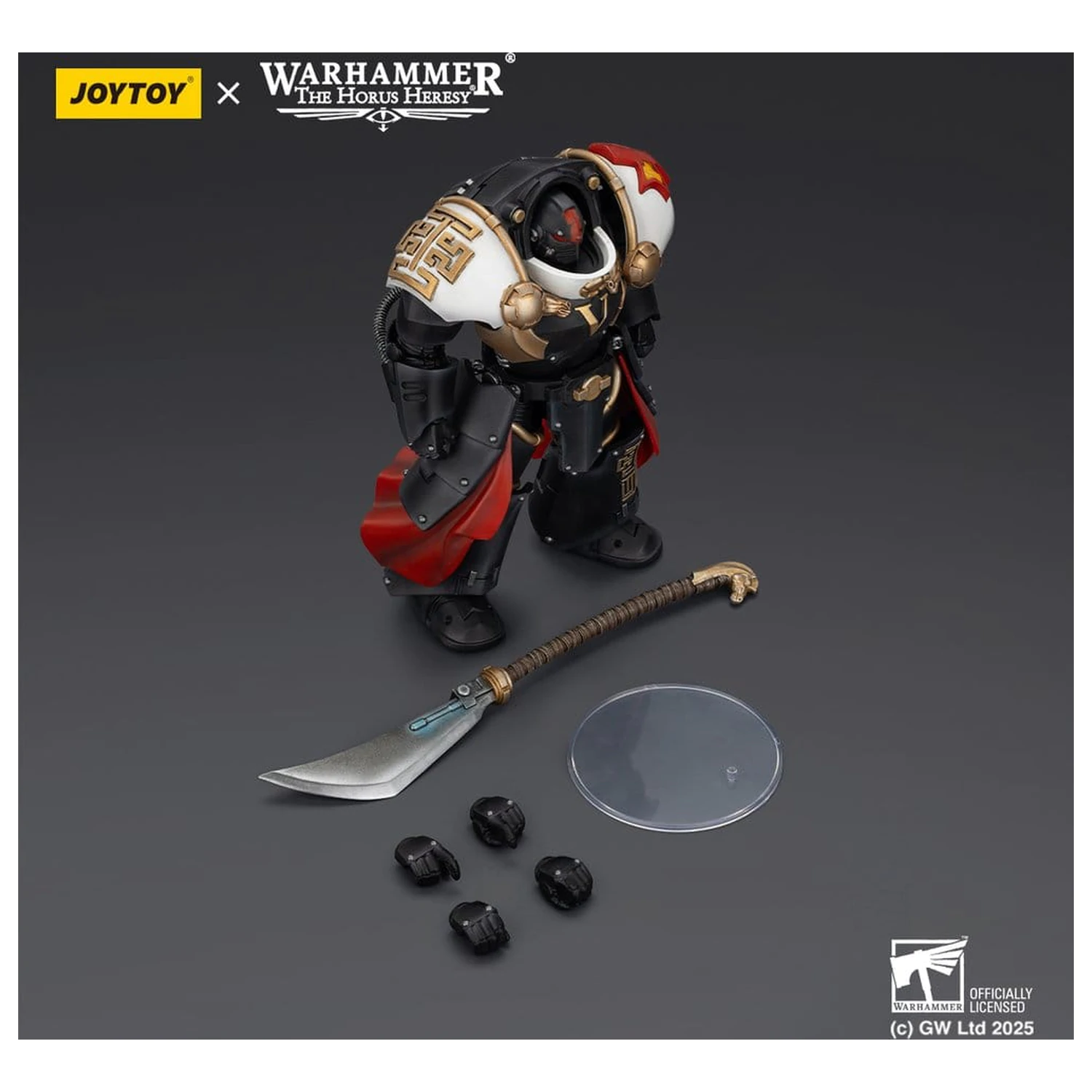 Warhammer The Horus Heresy Akční figurka White Scars Ebon Keshig Terminator 1 s Power Glaive 13 cm fotografii produktu