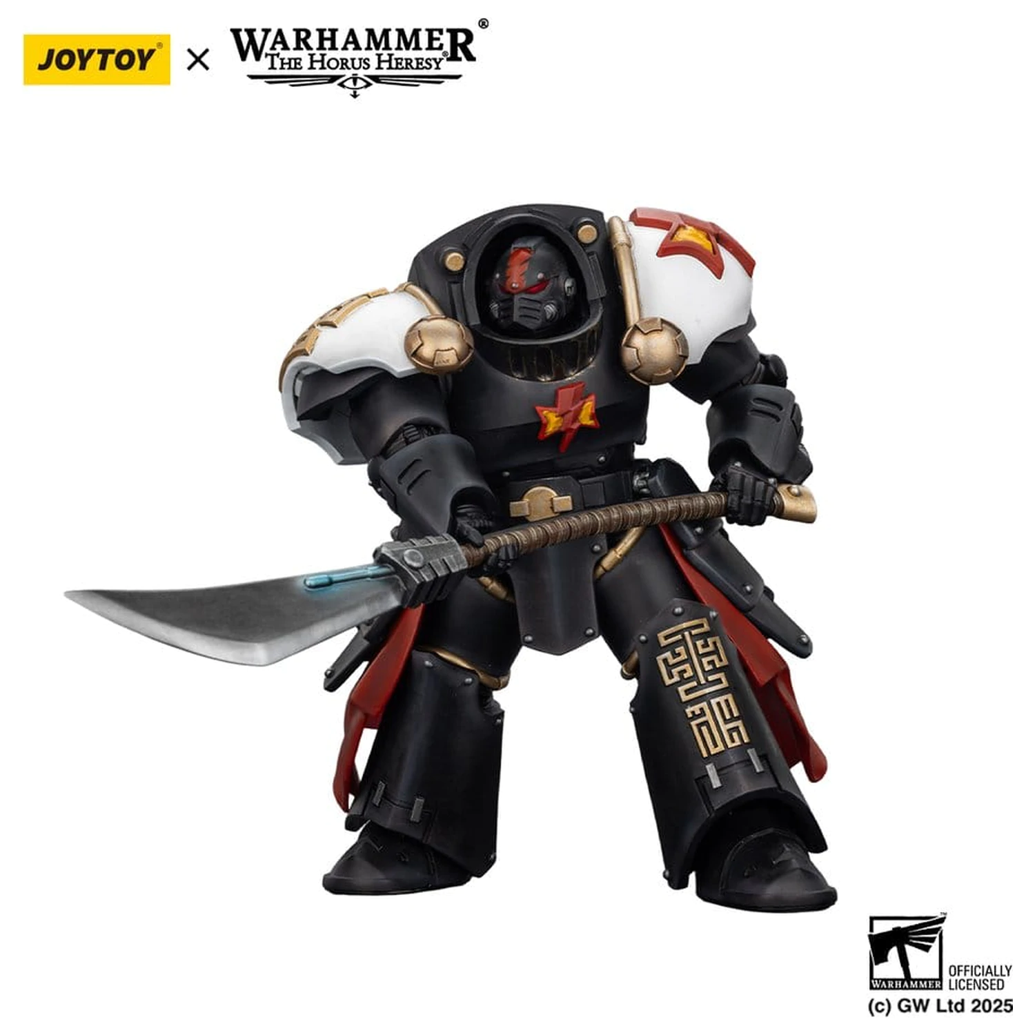 Warhammer The Horus Heresy akční figurka White Scars Ebon Keshig Terminator 2 s Power Glaive 13 cm fotografii produktu