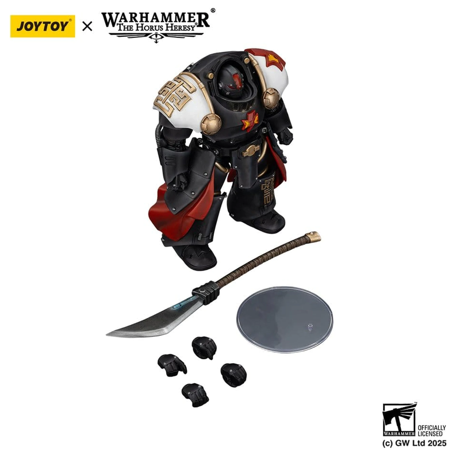 Warhammer The Horus Heresy akční figurka White Scars Ebon Keshig Terminator 2 s Power Glaive 13 cm fotografii produktu