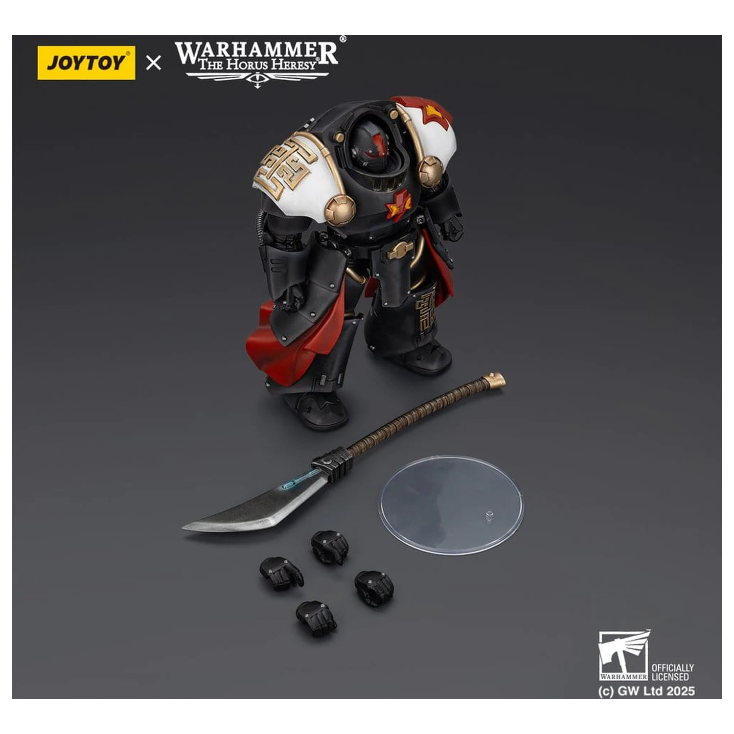 Warhammer The Horus Heresy akční figurka White Scars Ebon Keshig Terminator 2 s Power Glaive 13 cm fotografii produktu