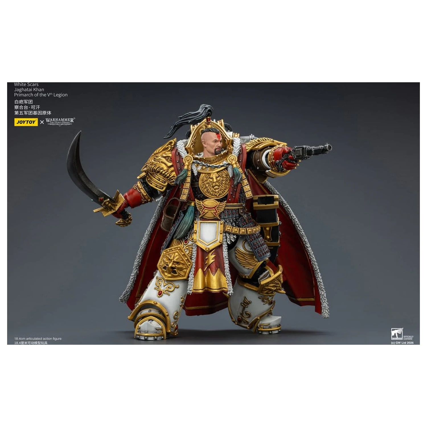 Warhammer The Horus Heresy Akční figurka White Scars Jaghatai Khan Primarch of the Vth Legion 19 cm fotografii produktu
