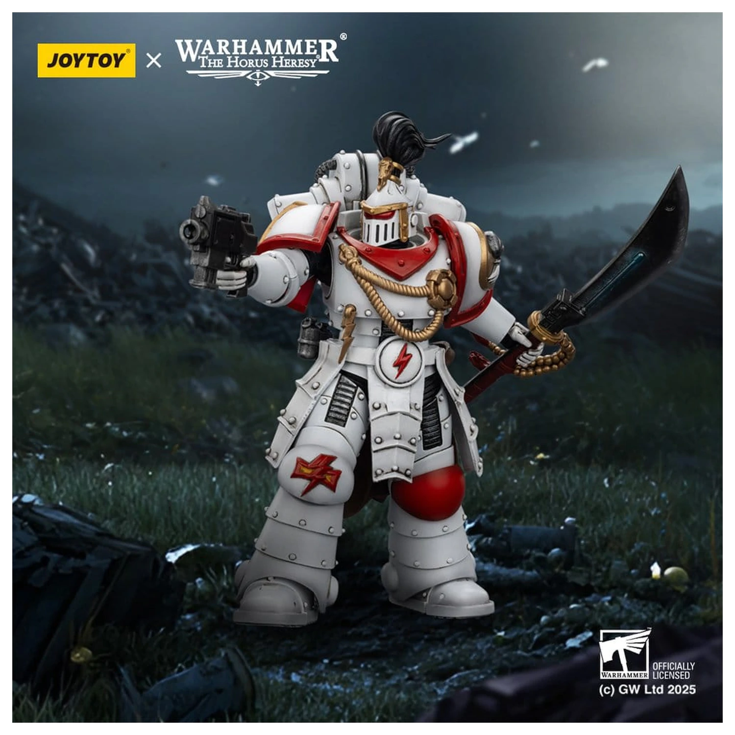 Warhammer The Horus Heresy akční figurka White Scars Legion Praetor 12 cm fotografii produktu