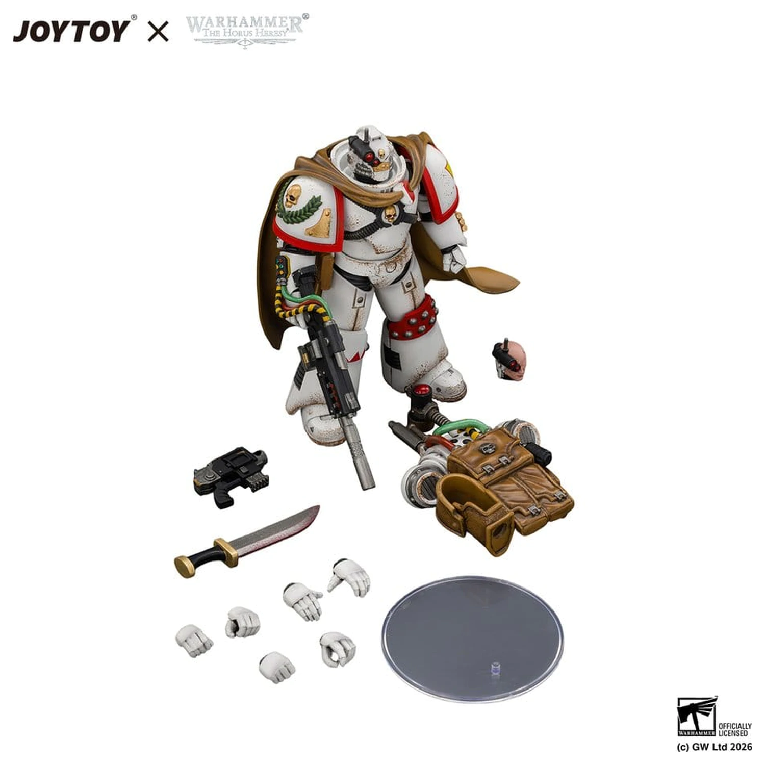 Warhammer The Horus Heresy White Scars Legion Vigilator akční figurka 12 cm fotografii produktu