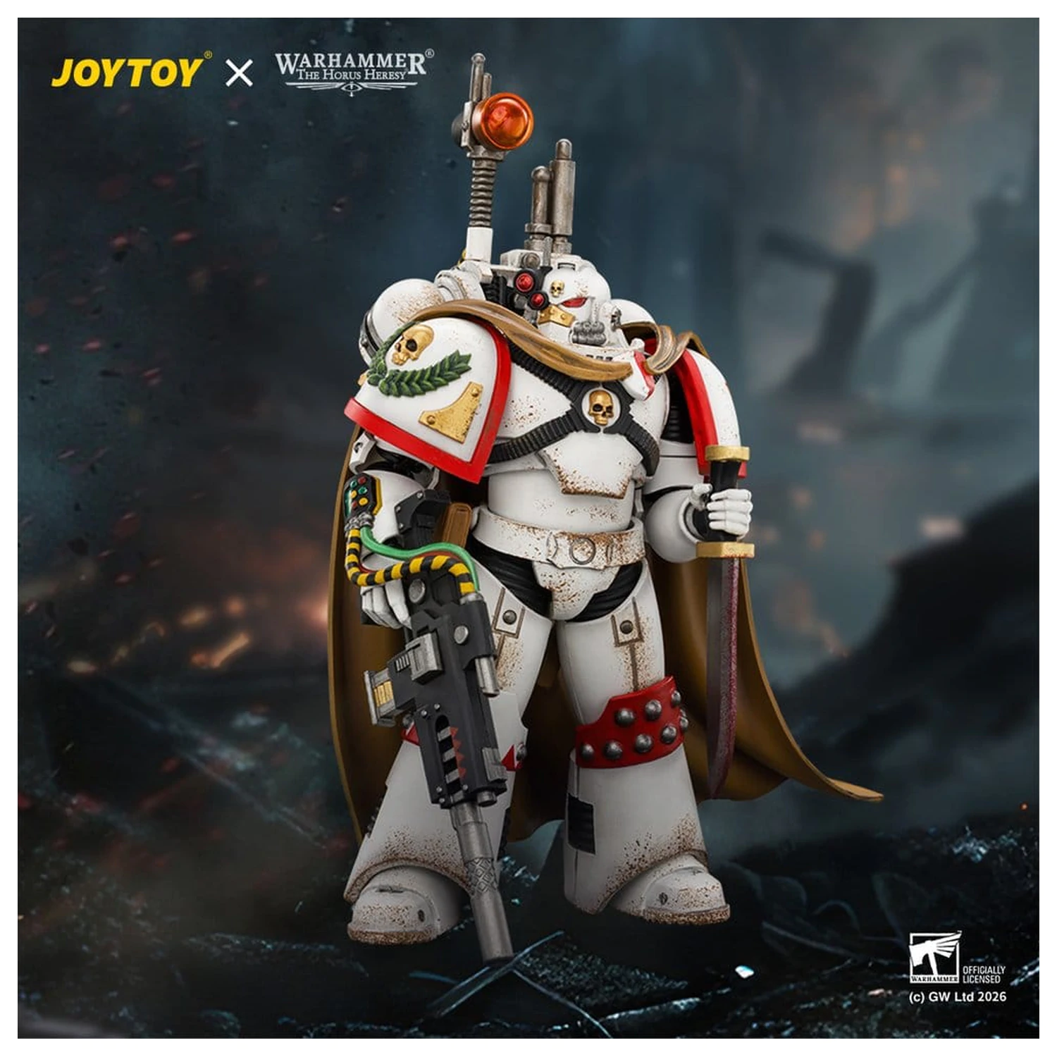 Warhammer The Horus Heresy White Scars Legion Vigilator akční figurka 12 cm fotografii produktu