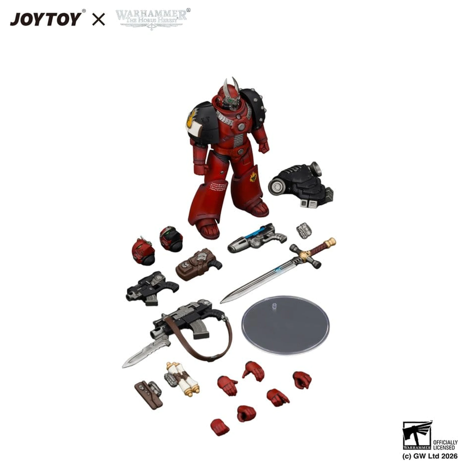 Warhammer The Horus Heresy Word Bearers figura MkVI Tactical Sergeant 12 cm fotografii produktu