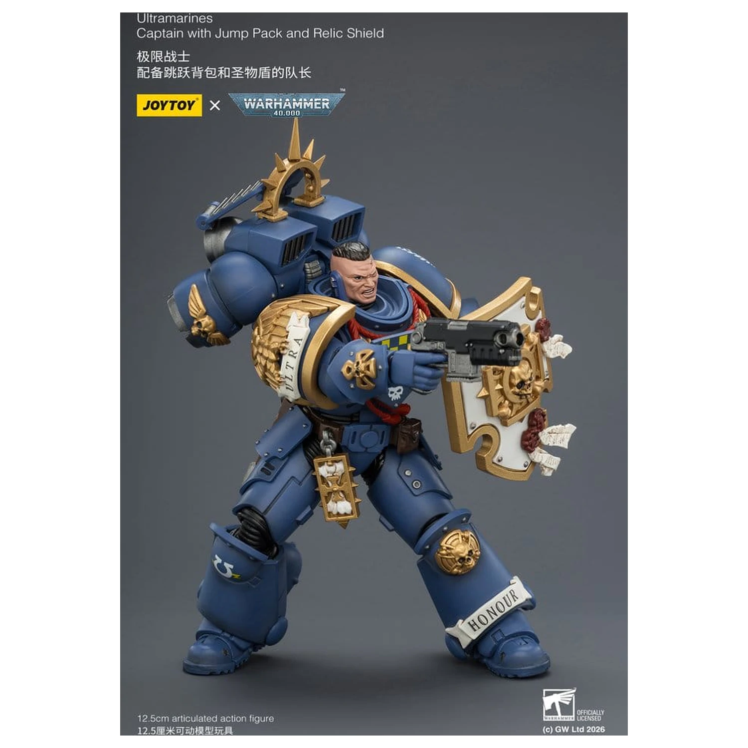 Warhammer Akční figurka Ultramarines Captain 13 cm fotografii produktu