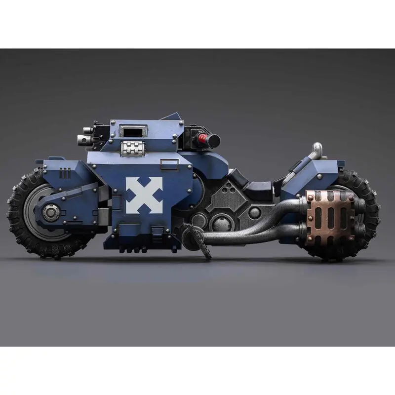 Warhammer 40k Vozidlo 1/18 Ultramarines Outrider Motorka 22 cm fotografii produktu