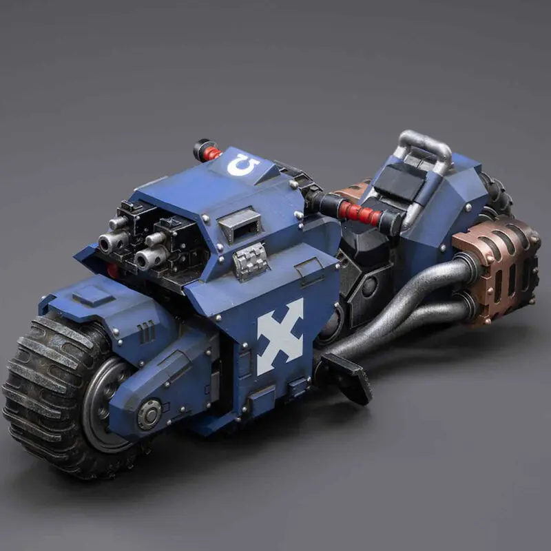 Warhammer 40k Vozidlo 1/18 Ultramarines Outrider Motorka 22 cm fotografii produktu