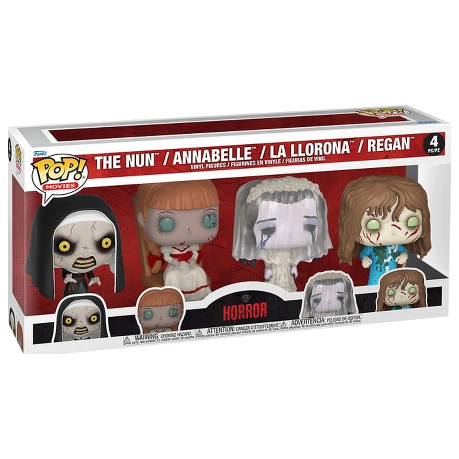 Warner Brothers Funko POP! Vinylové Figurky Balení 4 kusů Horor fotografii produktu