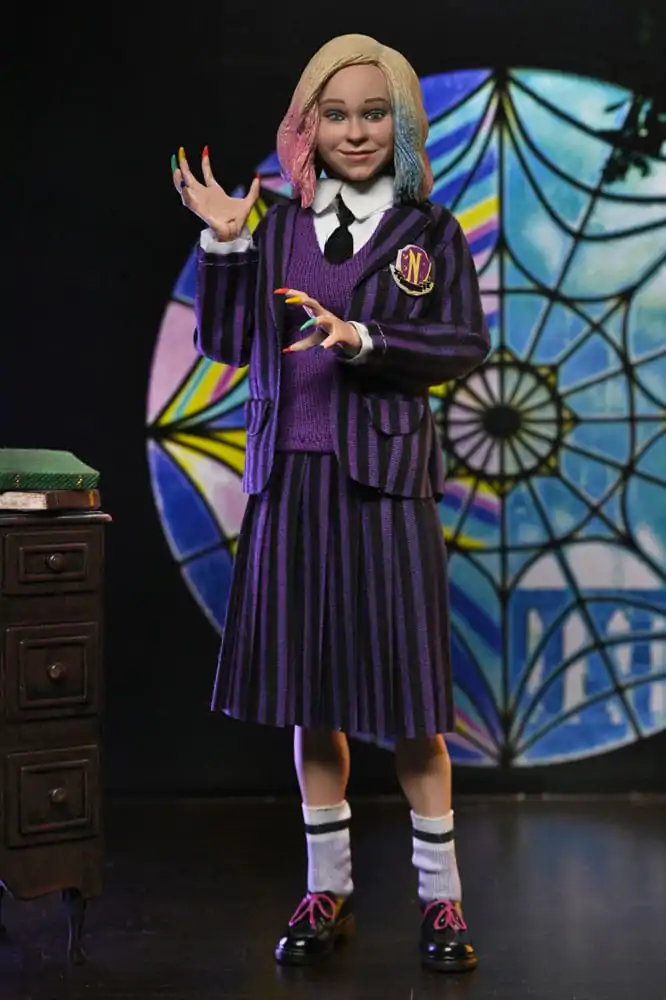 Wednesday Action Figures 2 Pack Wednesday Addams (Nevermore Uniform) and Enid 20 cmAkční figurky Wednesday 2 balení Wednesday Addams (Nevermore Uniform) a Enid 20 cm fotografii produktu