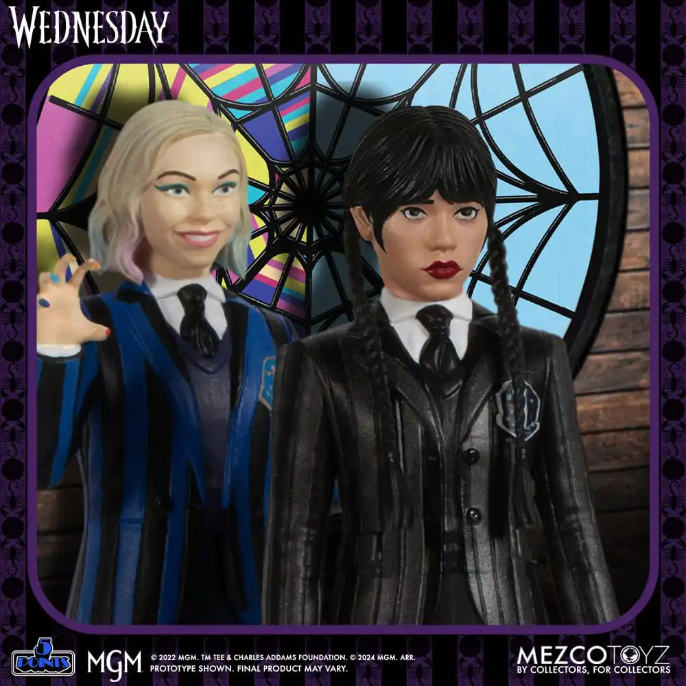 Wednesday 5 Points figurka Wednesday & Enid Boxed Set 10 cm fotografii produktu