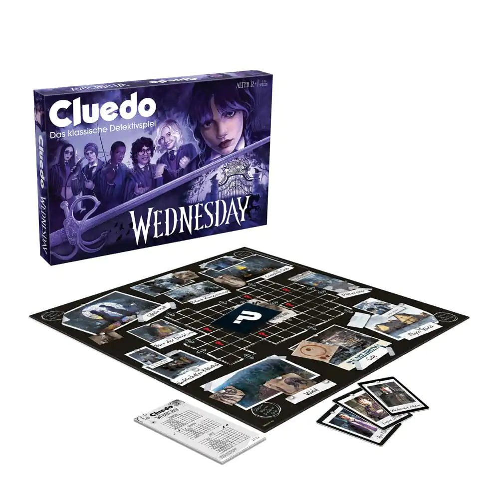 Wednesday Board Game Clue *German Version* - Desková hra fotografii produktu