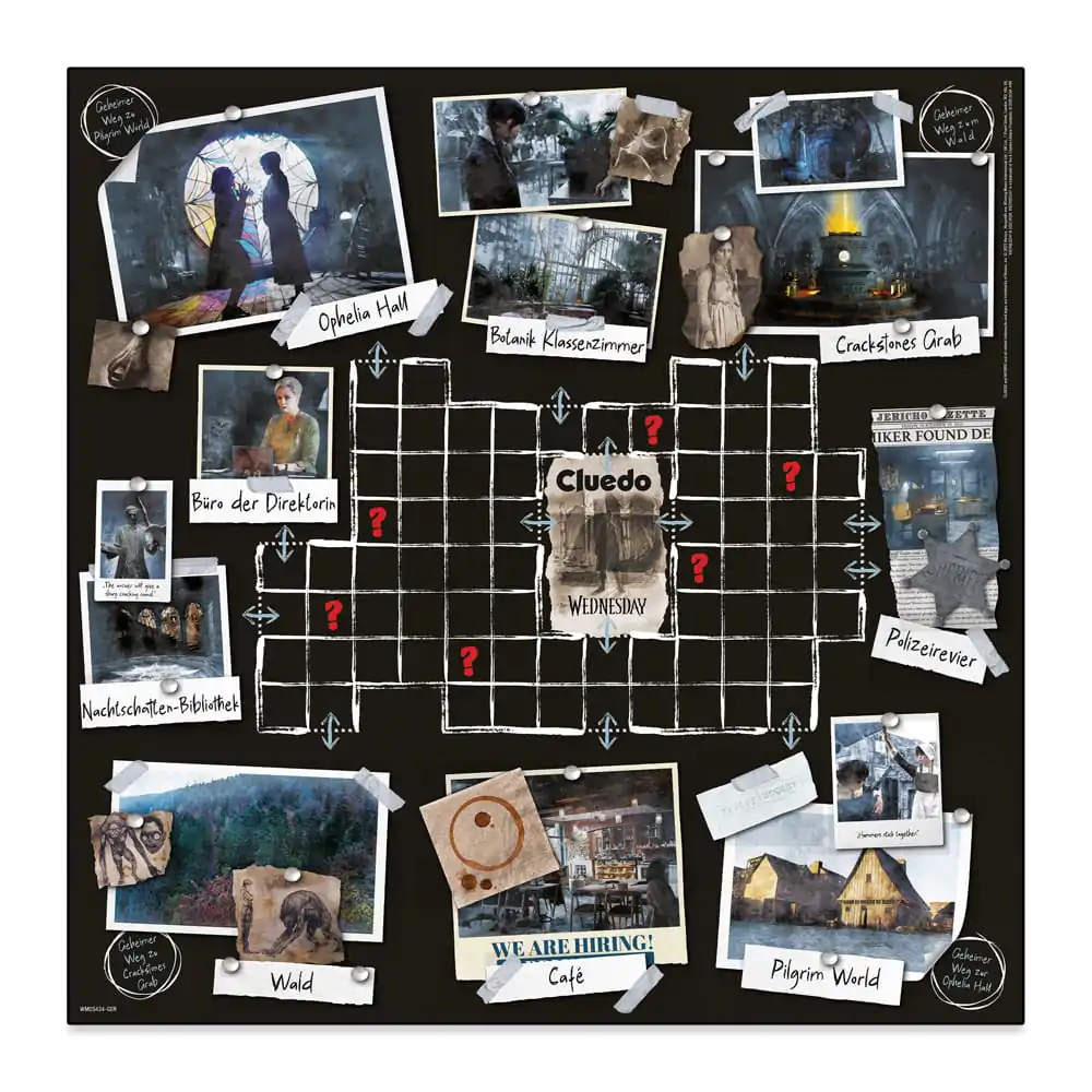 Wednesday Board Game Clue *German Version* - Desková hra fotografii produktu