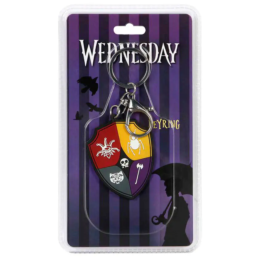 Klíčenka Wednesday Crest fotografii produktu