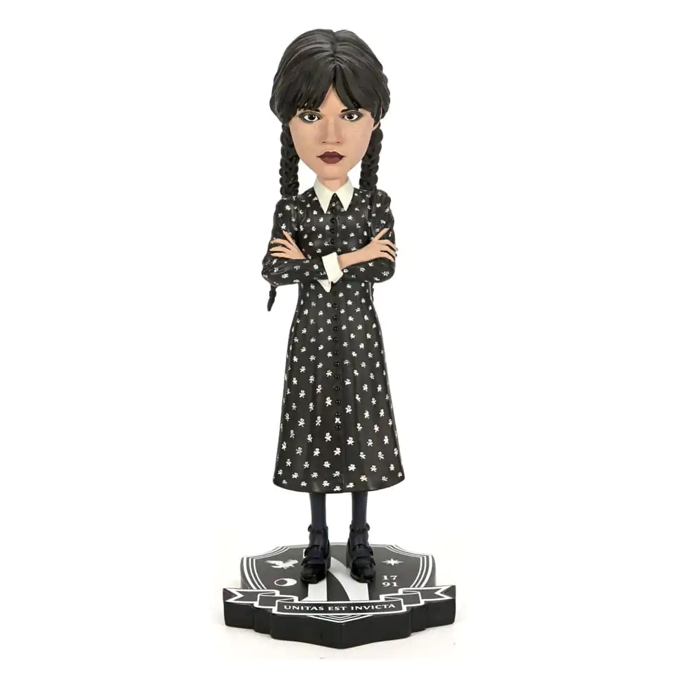 Wednesday Head Knocker Bobble-Head Wednesday Addams 21 cmStředa kývající se figurka Wednesday Addams 21 cm fotografii produktu