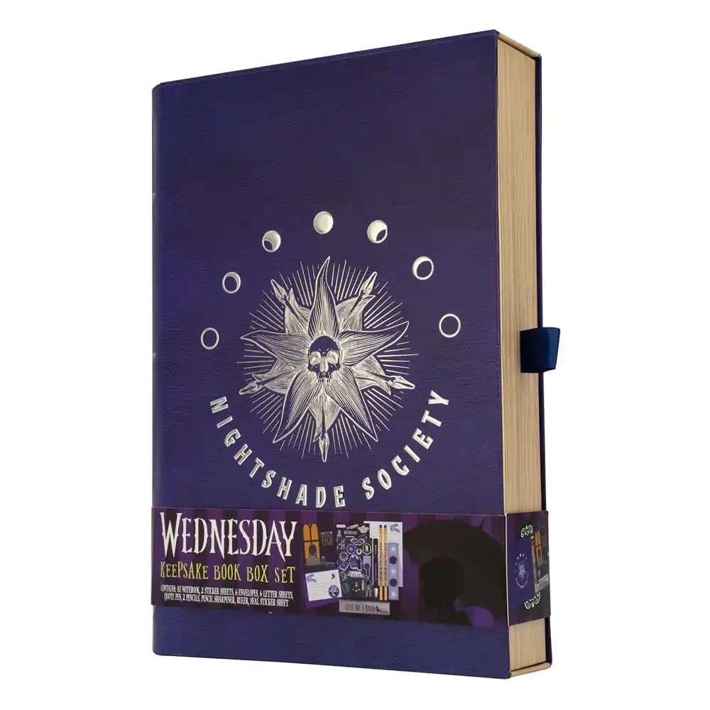 Wednesday Sada na psaní dopisů Nightshade Book fotografii produktu