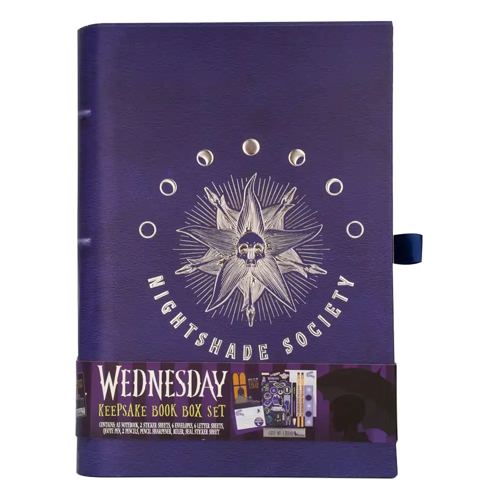 Wednesday Sada na psaní dopisů Nightshade Book fotografii produktu