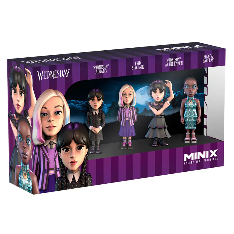 Wednesday Minix balení 4 figurky 7cm fotografii produktu
