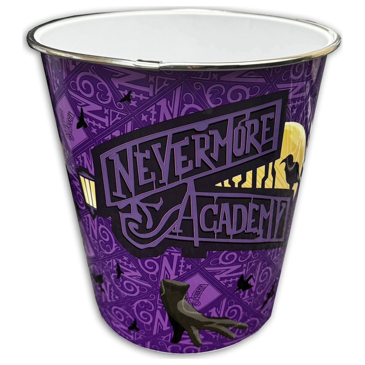 Wednesday Nevermore Academy Odpadkový koš 5 L fotografii produktu