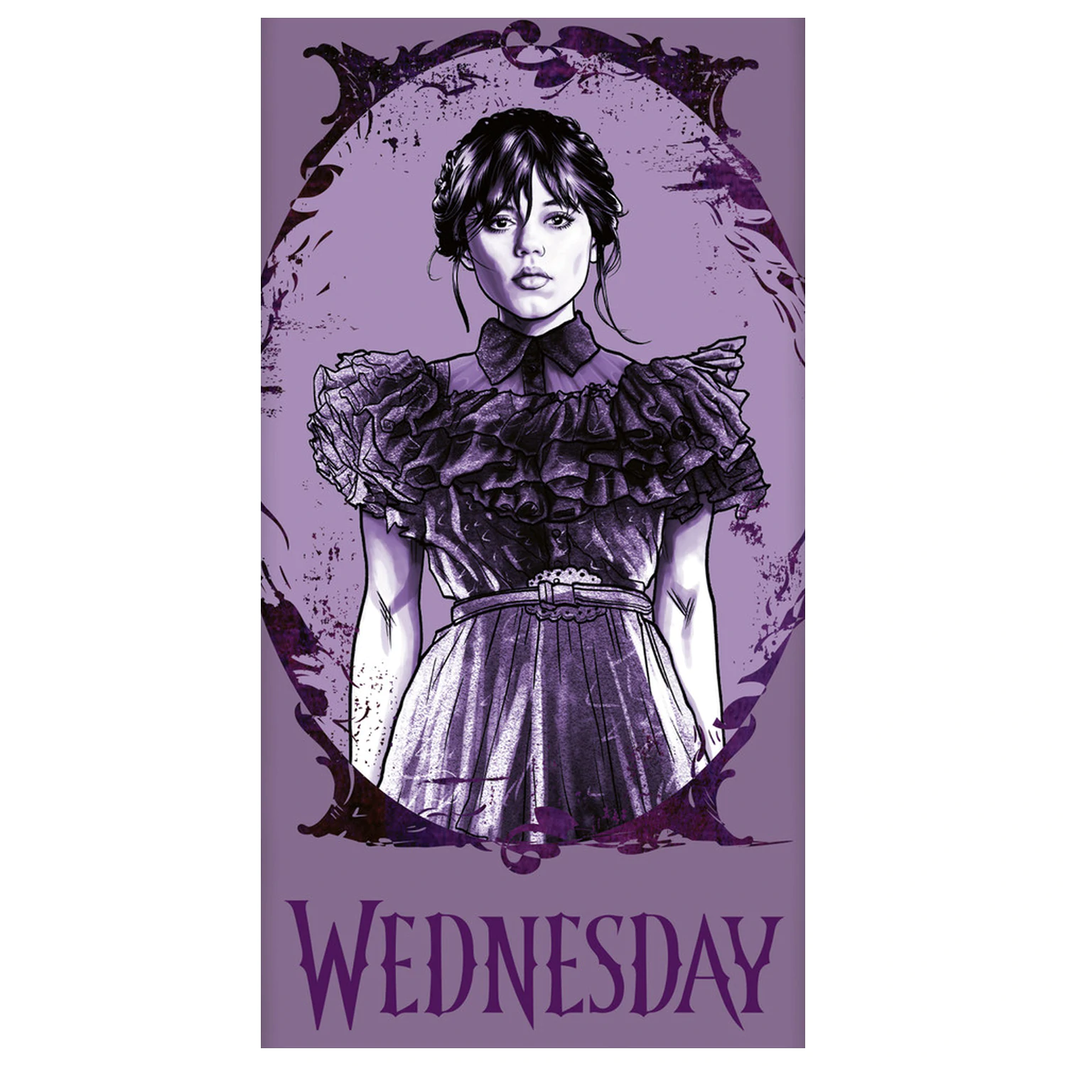 Wednesday Purple ručník fotografii produktu
