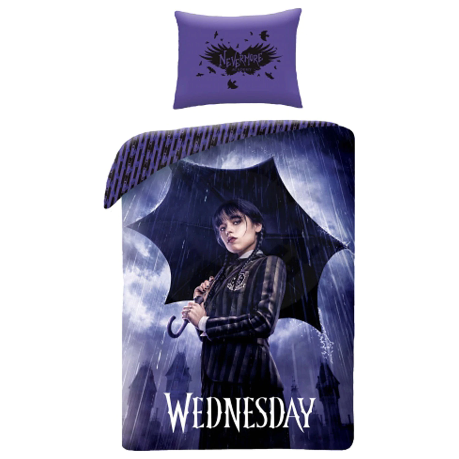 Wednesday Rainy Day mikrovláknový povlak na peřinu fotografii produktu