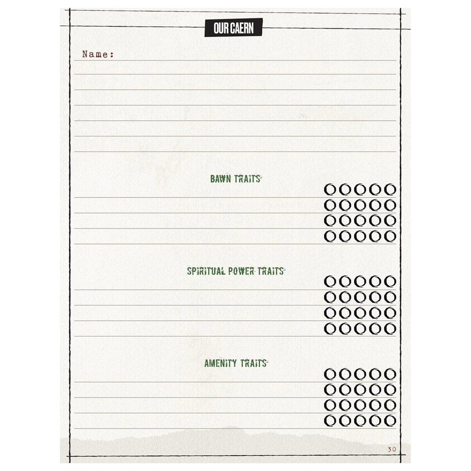 Werewolf: The Apocalypse 5th Edition RPG deník Rozšířený deník s listem postavy *Anglická verze* fotografii produktu