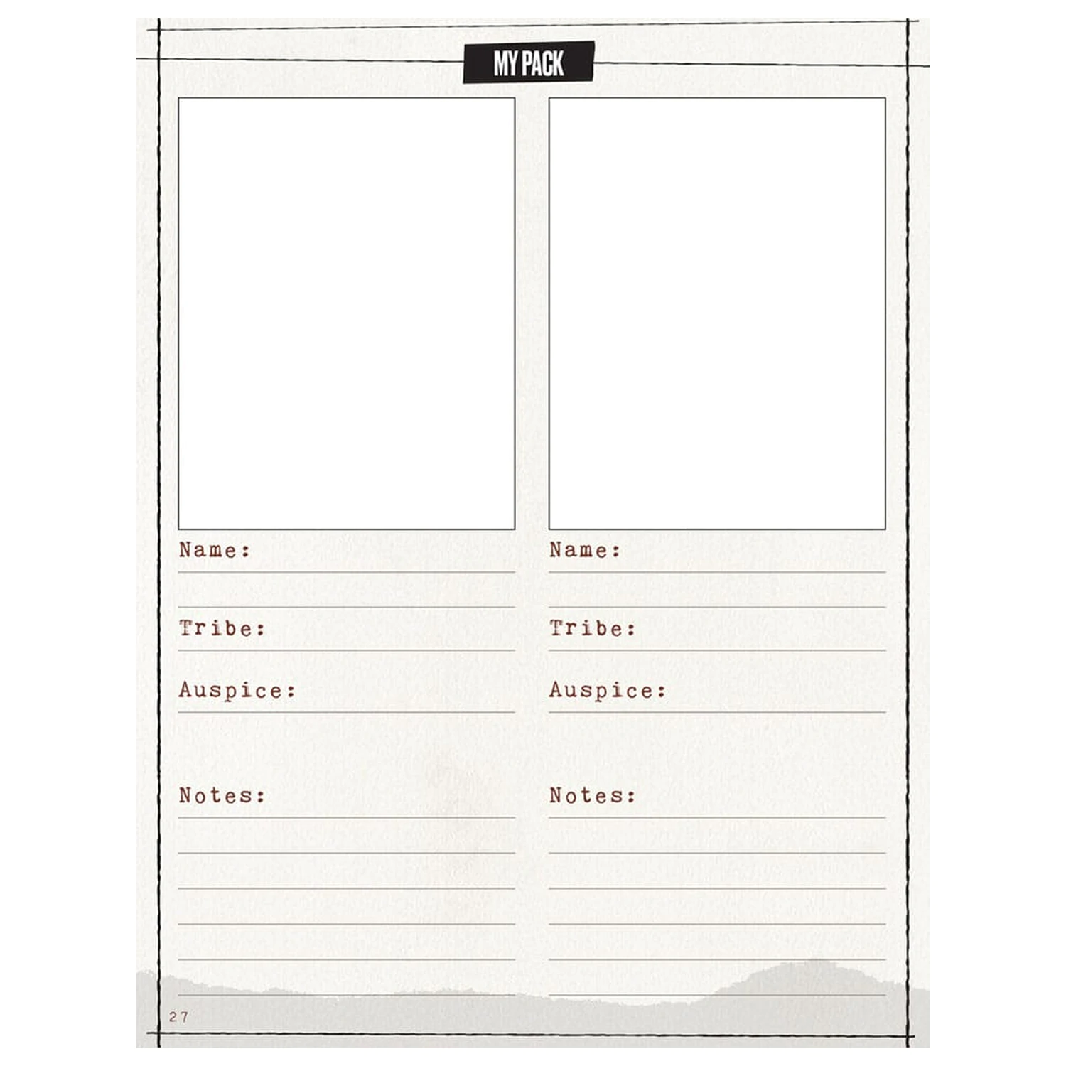 Werewolf: The Apocalypse 5th Edition RPG deník Rozšířený deník s listem postavy *Anglická verze* fotografii produktu