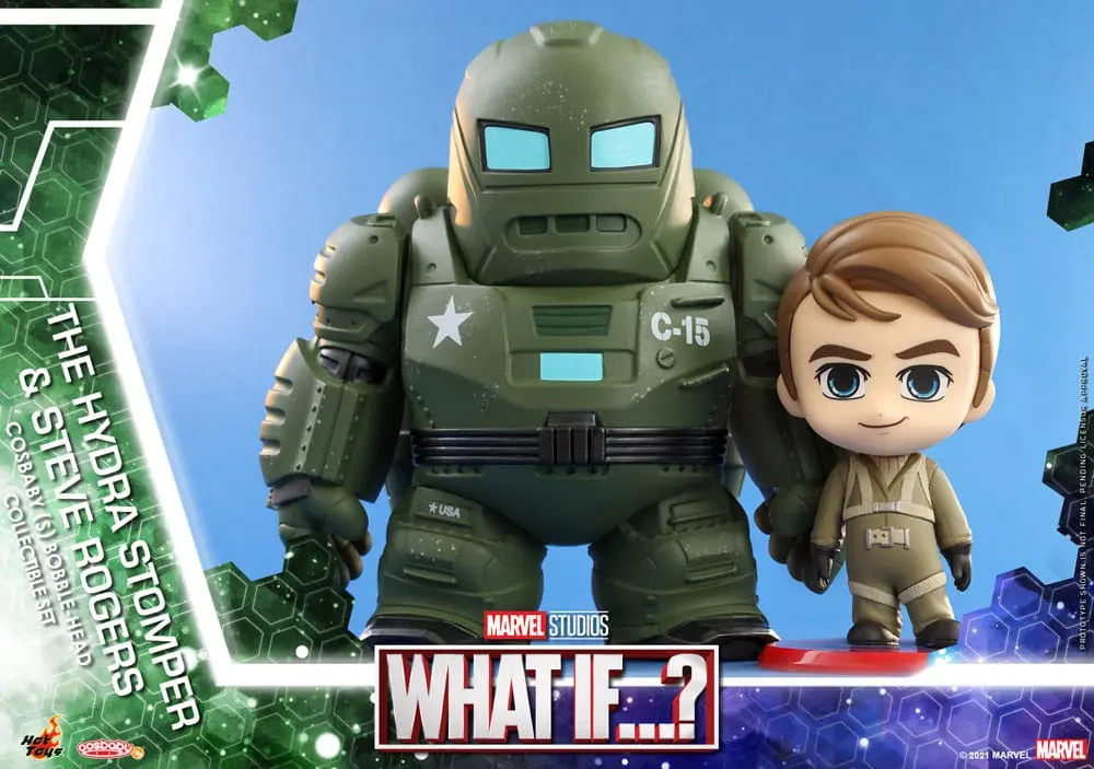 What If...? Cosbaby (S) Mini Figurky Hydra Stomper & Steve Rogers 10 cm fotografii produktu