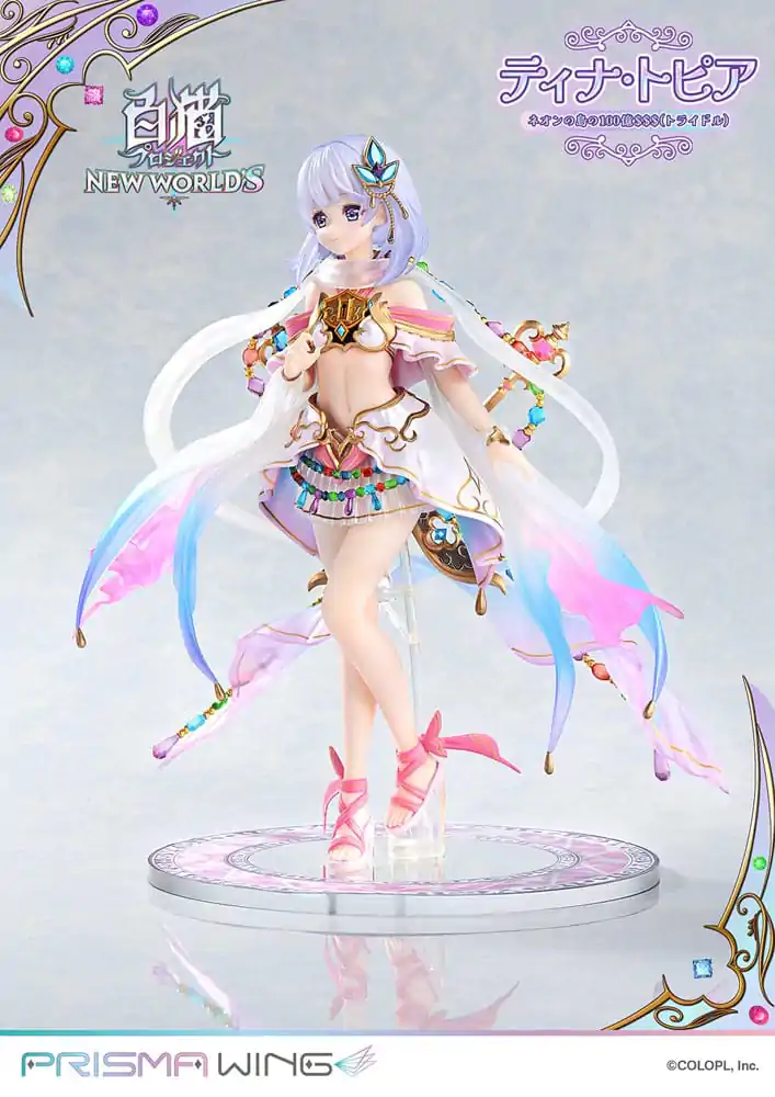 White Cat Project Prisma Wing PVC Socha 1/7 Tina Topia (The 10 Billion Tridollars of Neon Island) 22 cm fotografii produktu