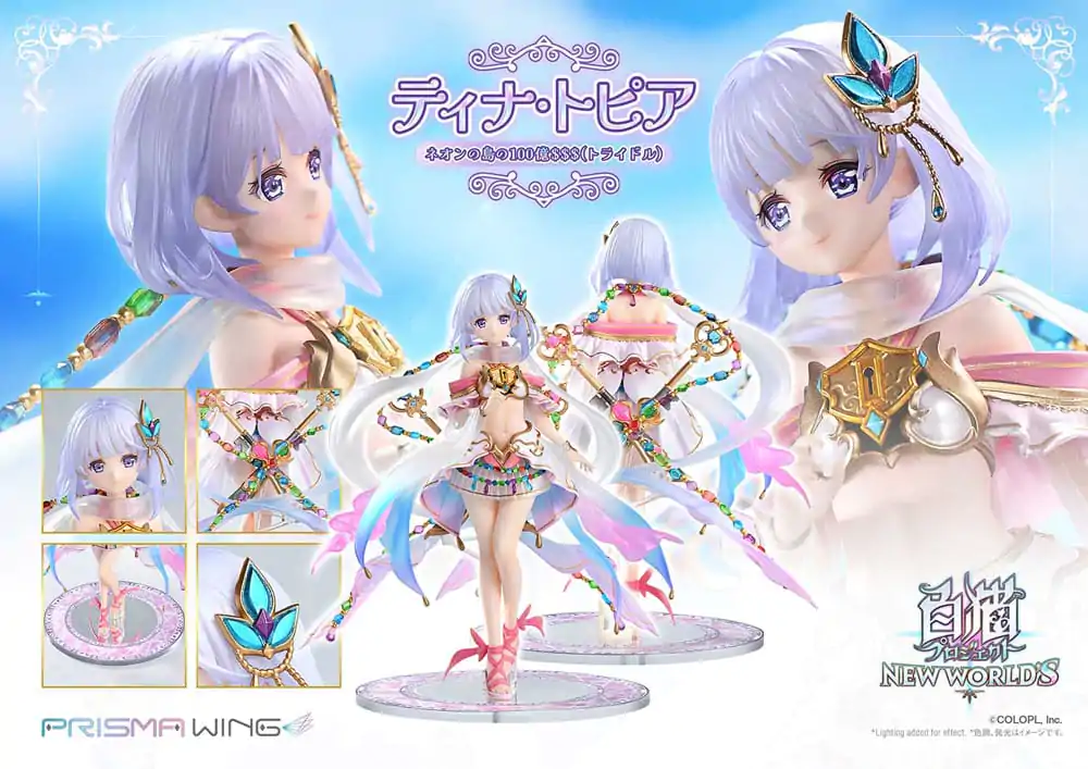 White Cat Project Prisma Wing PVC Socha 1/7 Tina Topia (The 10 Billion Tridollars of Neon Island) 22 cm fotografii produktu