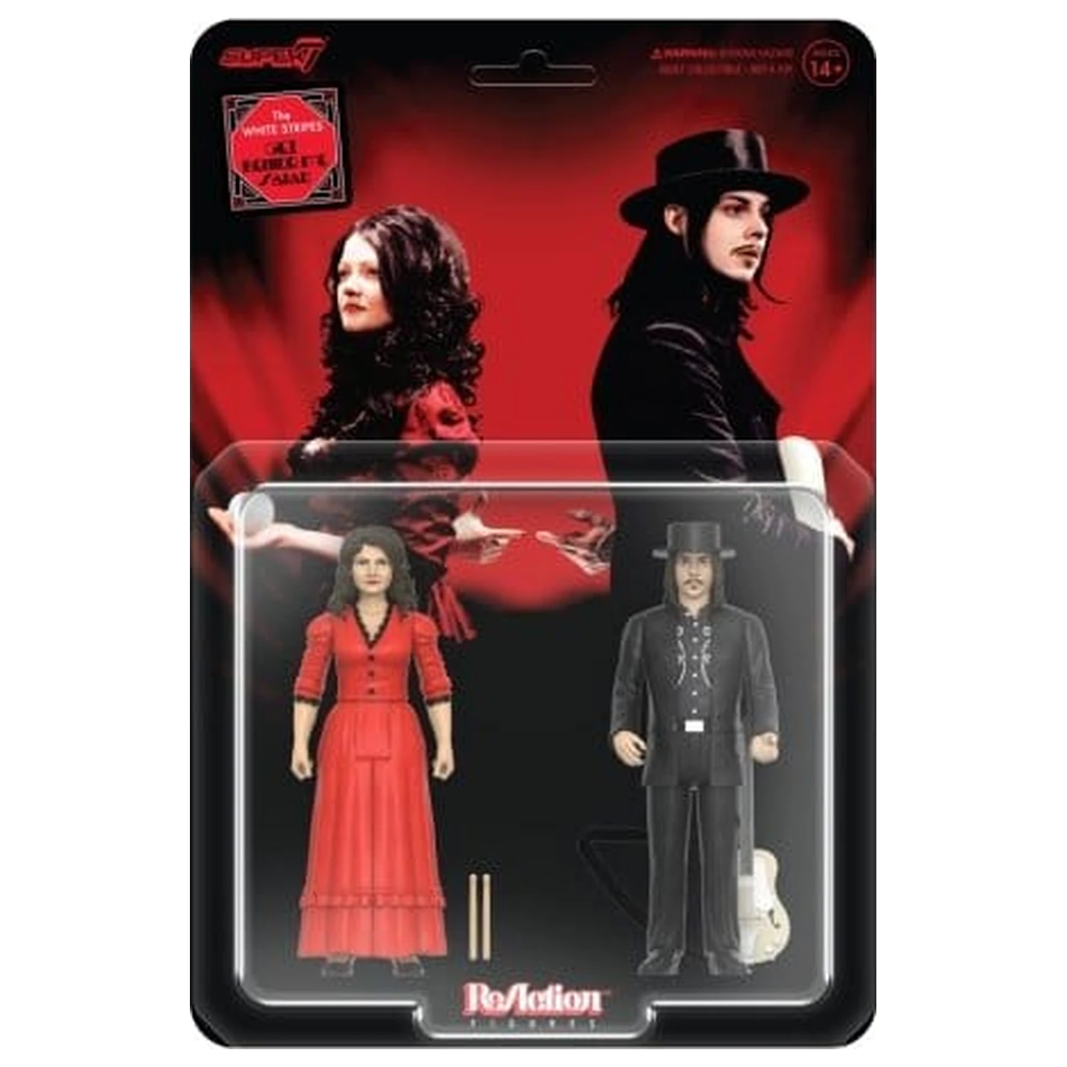White Stripes ReAction Akční figurky 2-Pack Wave 01 The White Stripes (Get Behind Me Satan) 10 cm fotografii produktu