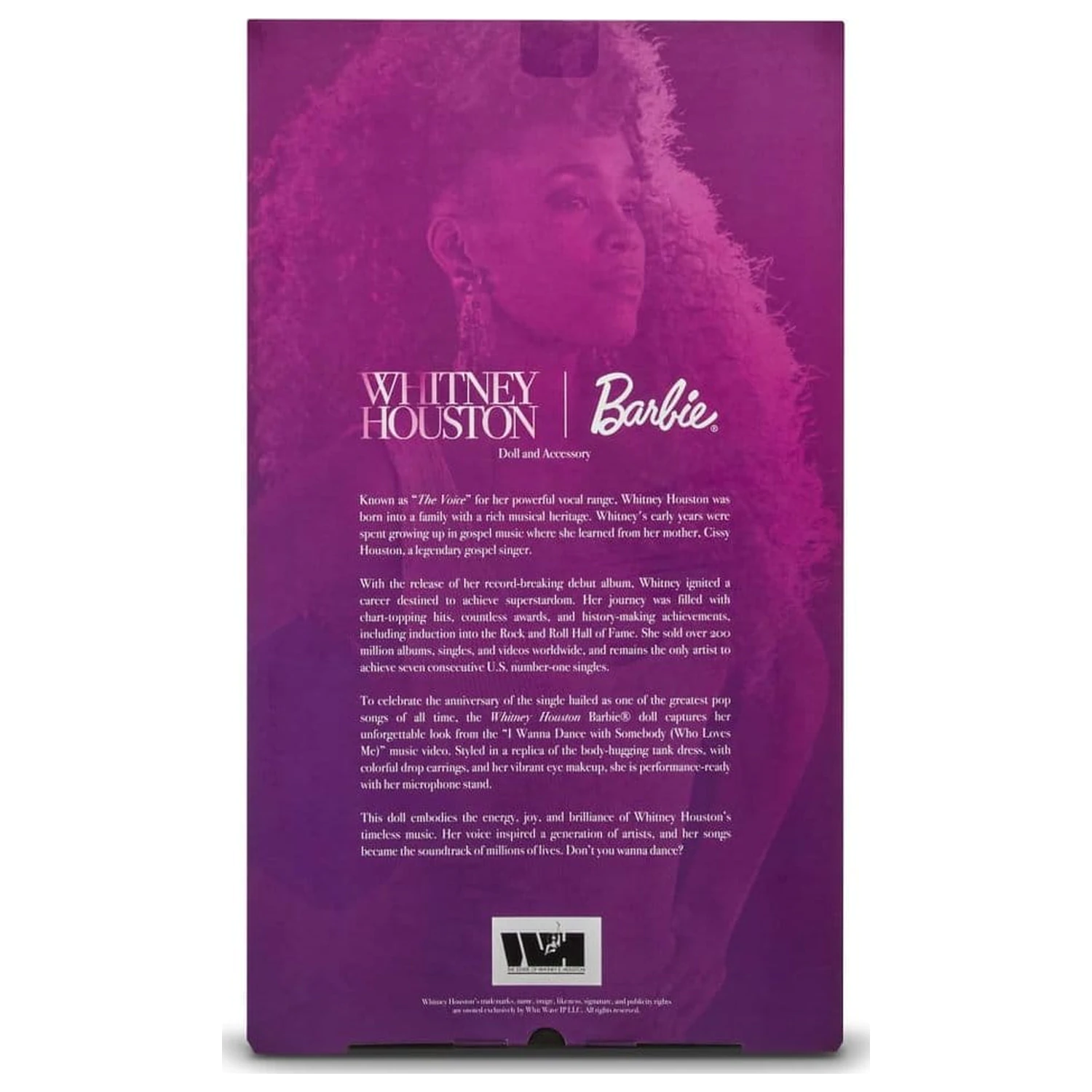 Whitney Houston Barbie Signature panenka I Wanna Dance with Somebody fotografii produktu