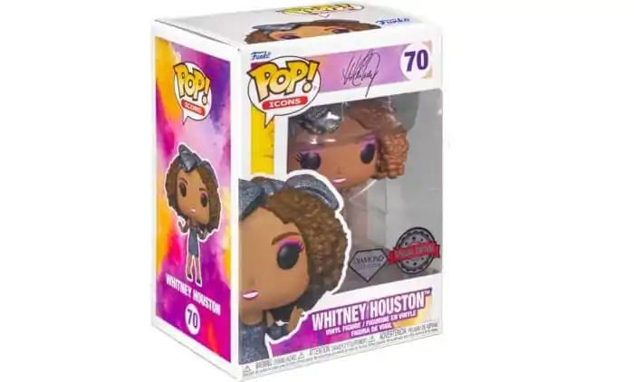 Whitney Houston POP! Icons Vinylová Figurka Whitney Houston(HWIK)(DGLT) Exkluzivní 9 cm fotografii produktu