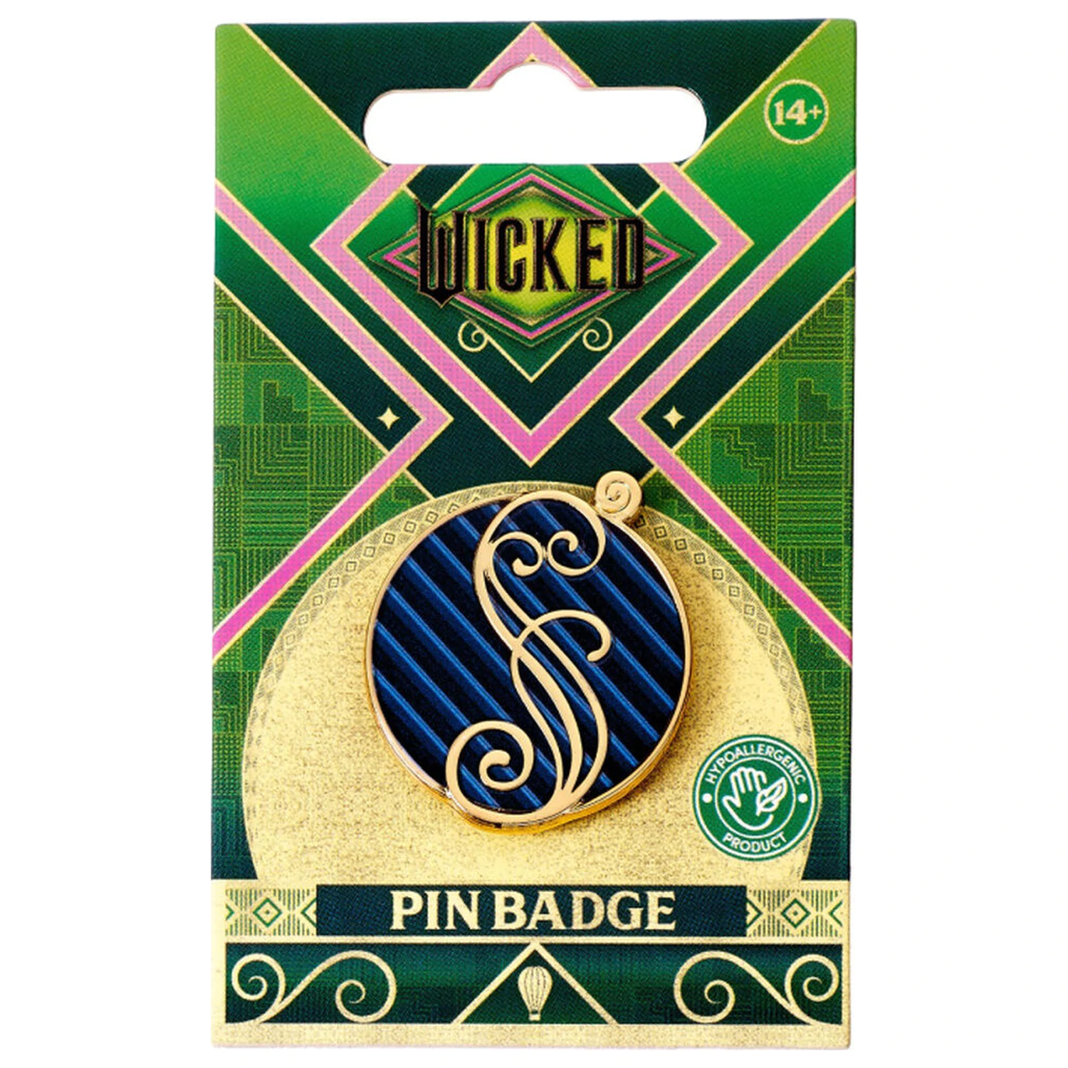Wicked Blue Shiz Logo odznak s špendlíkem fotografii produktu