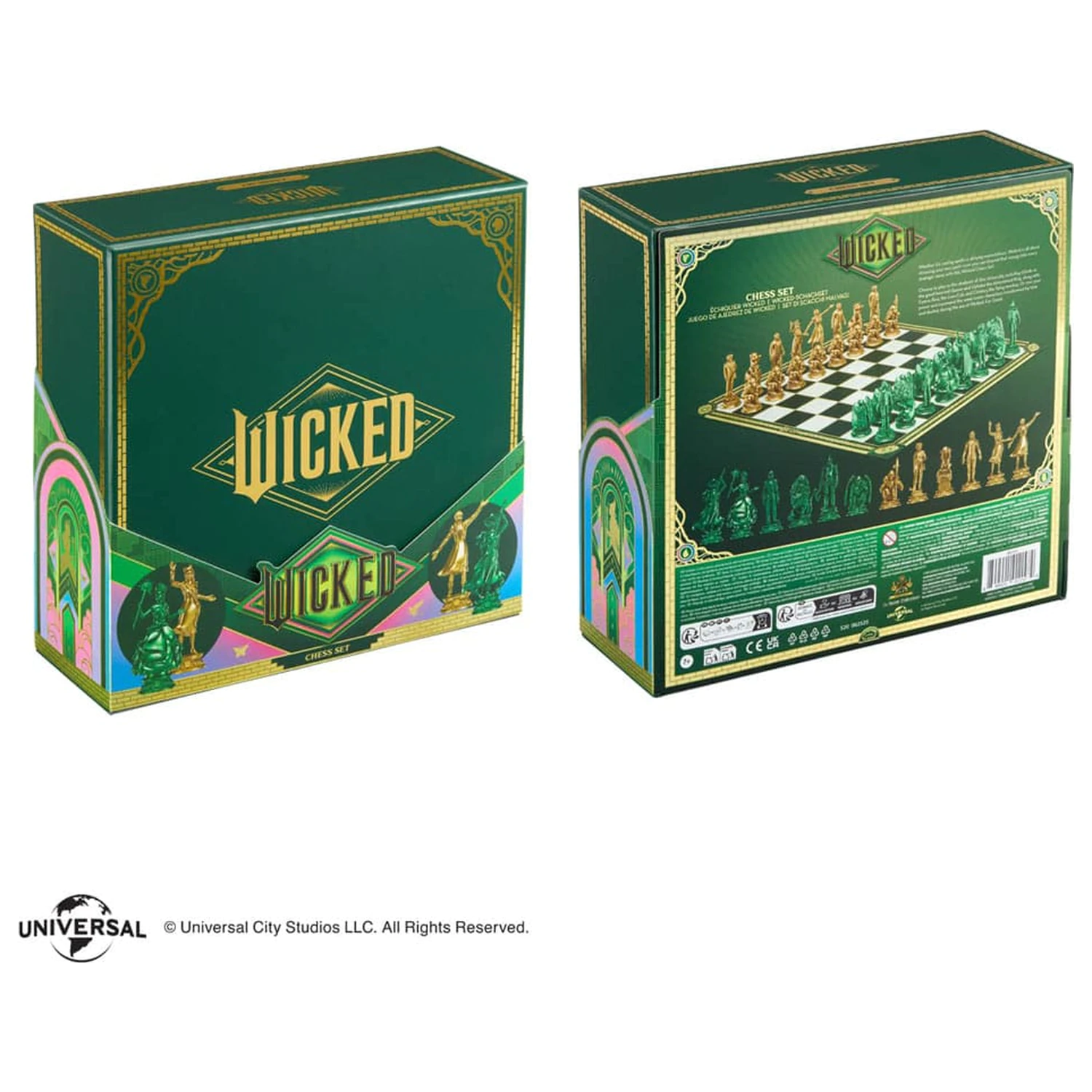Wicked: For Good šachová sada Shiz vs. Emerald City fotografii produktu