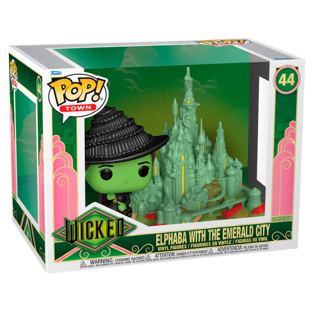 Wicked Funko POP! Town vinylová figurka Elphaba s Emerald City 9 cm fotografii produktu