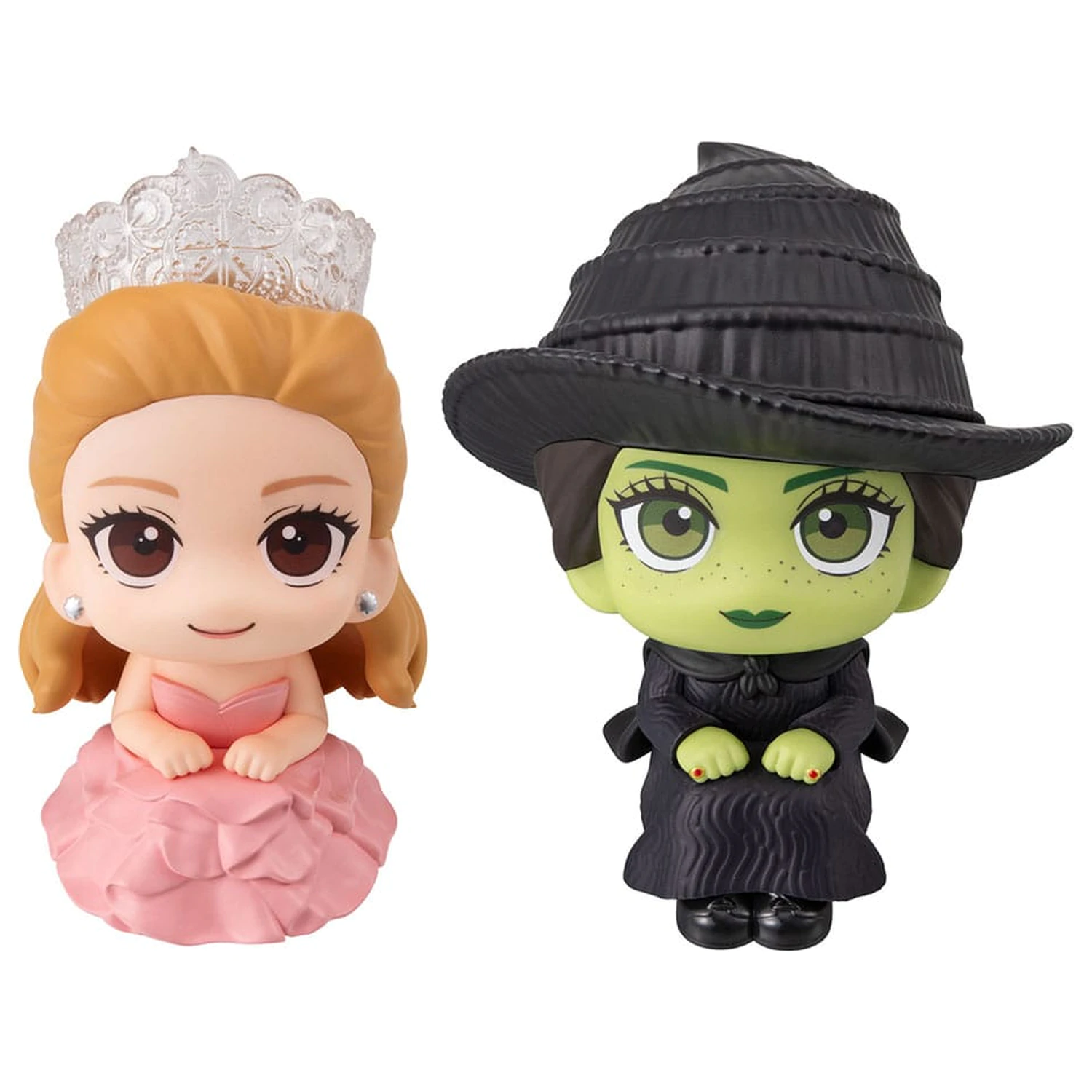 Wicked Look Up PVC sošky Elphaba & Glinda (s dárkem) 11 cm fotografii produktu