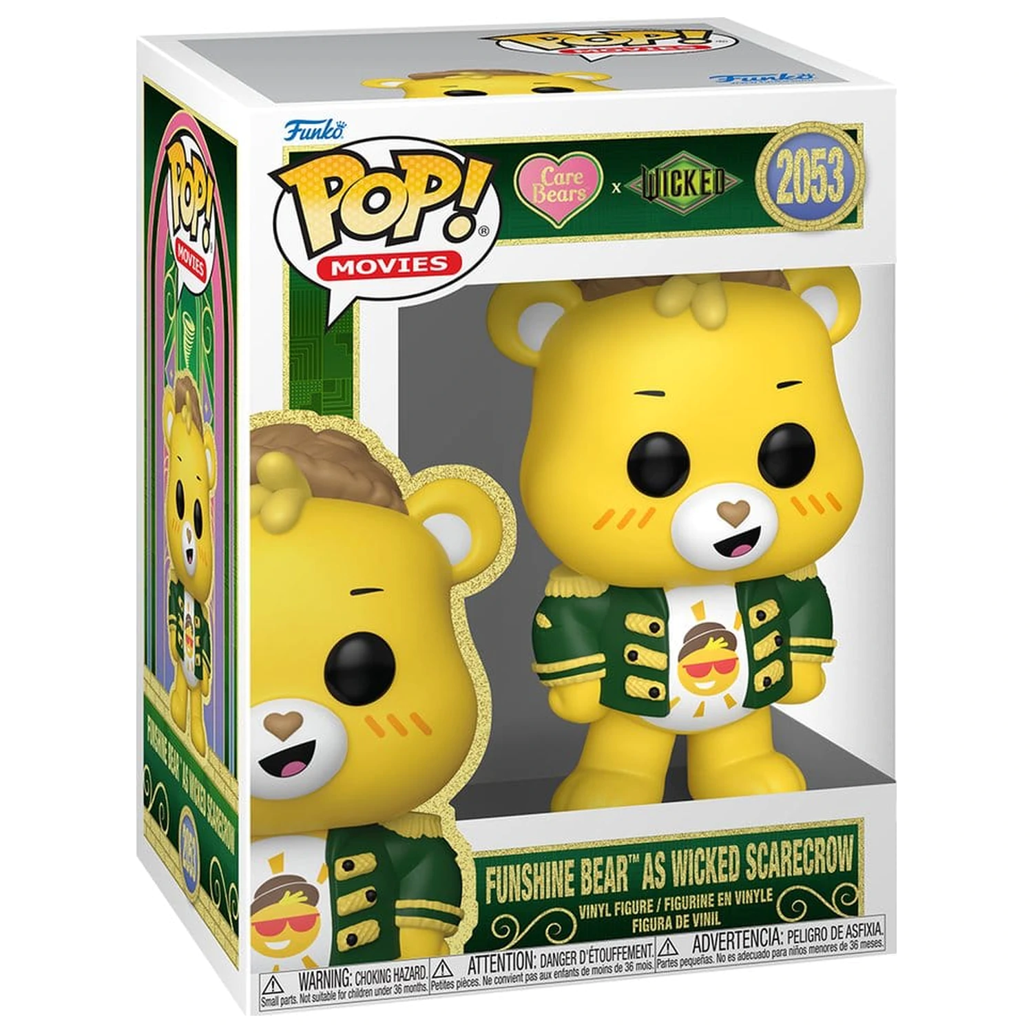 Wicked x Care Bears Funko POP! Vinylová figurka Funshine Bear Scarecrow 9 cm fotografii produktu