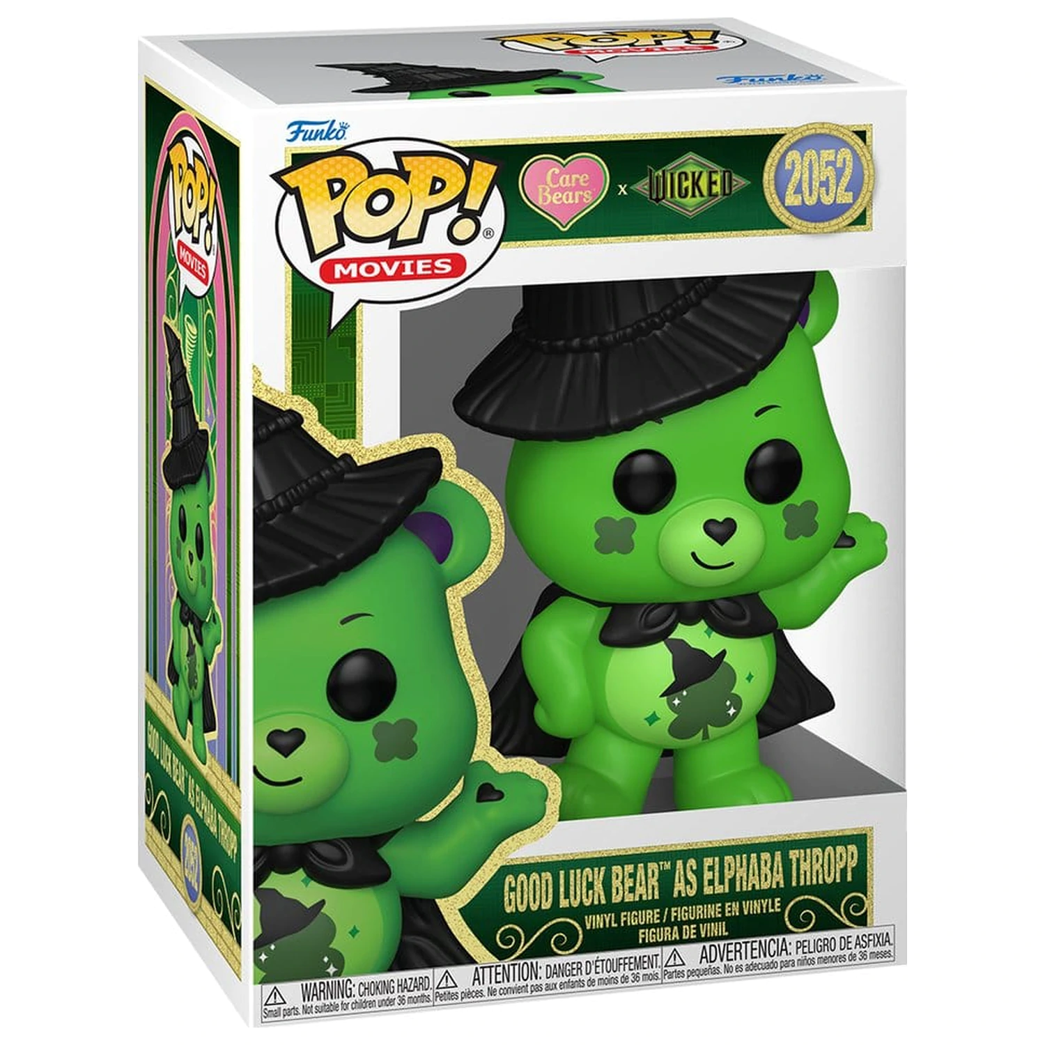 Wicked x Care Bears Funko POP! Vinylová Figurka Good Luck Bear as Elphaba 9 cm fotografii produktu