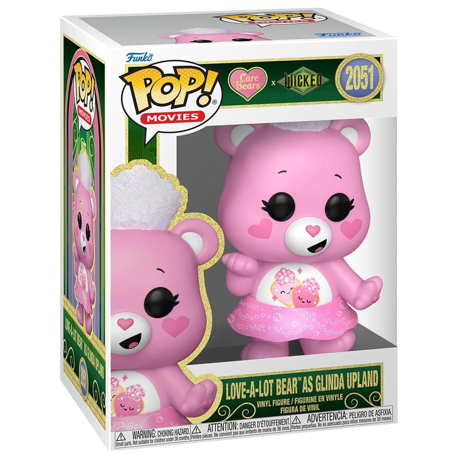 Wicked x Care Bears Funko POP! Vinylová Figurka Love-A-Lot Bear jako Glinda Upland 9 cm fotografii produktu