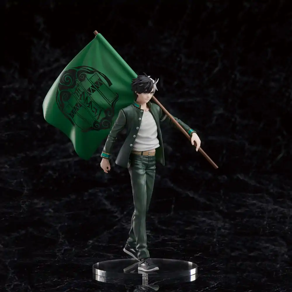 Soška Wind Breaker PVC Sakura Haruka Limited Edition s vlajkou Bowfurylin School 18 cm fotografii produktu