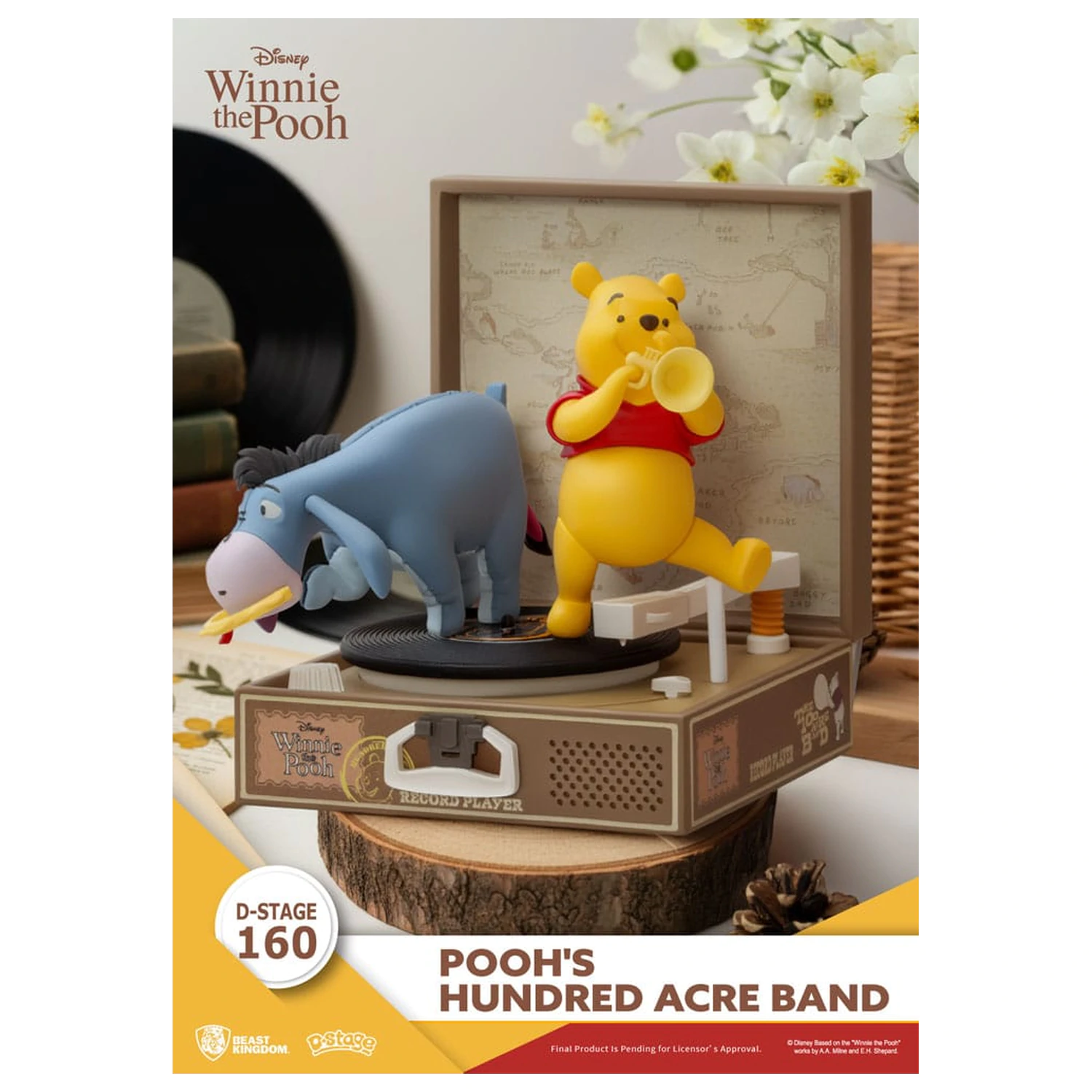 Winnie the Pooh Record Player Series PVC figurka Pooh's Hundred Acre Band 12 cm fotografii produktu