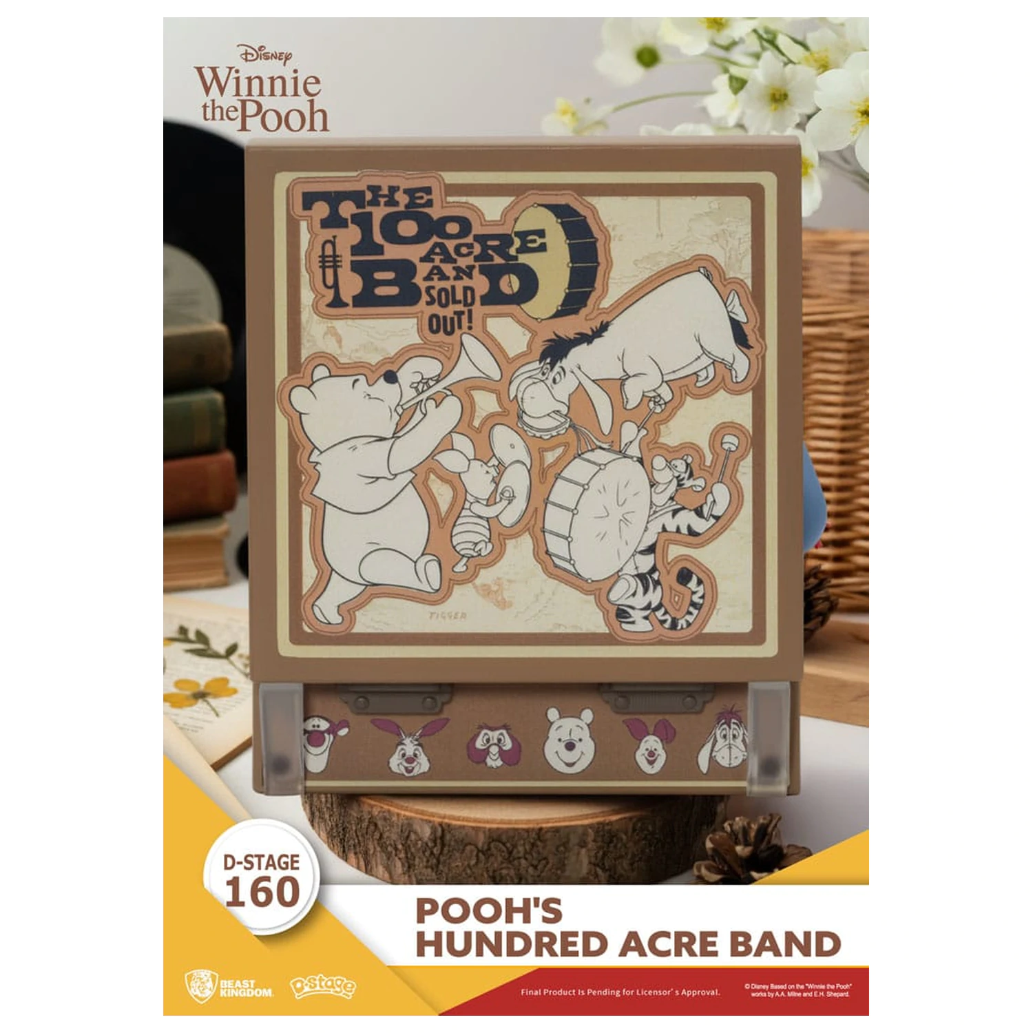 Winnie the Pooh Record Player Series PVC figurka Pooh's Hundred Acre Band 12 cm fotografii produktu