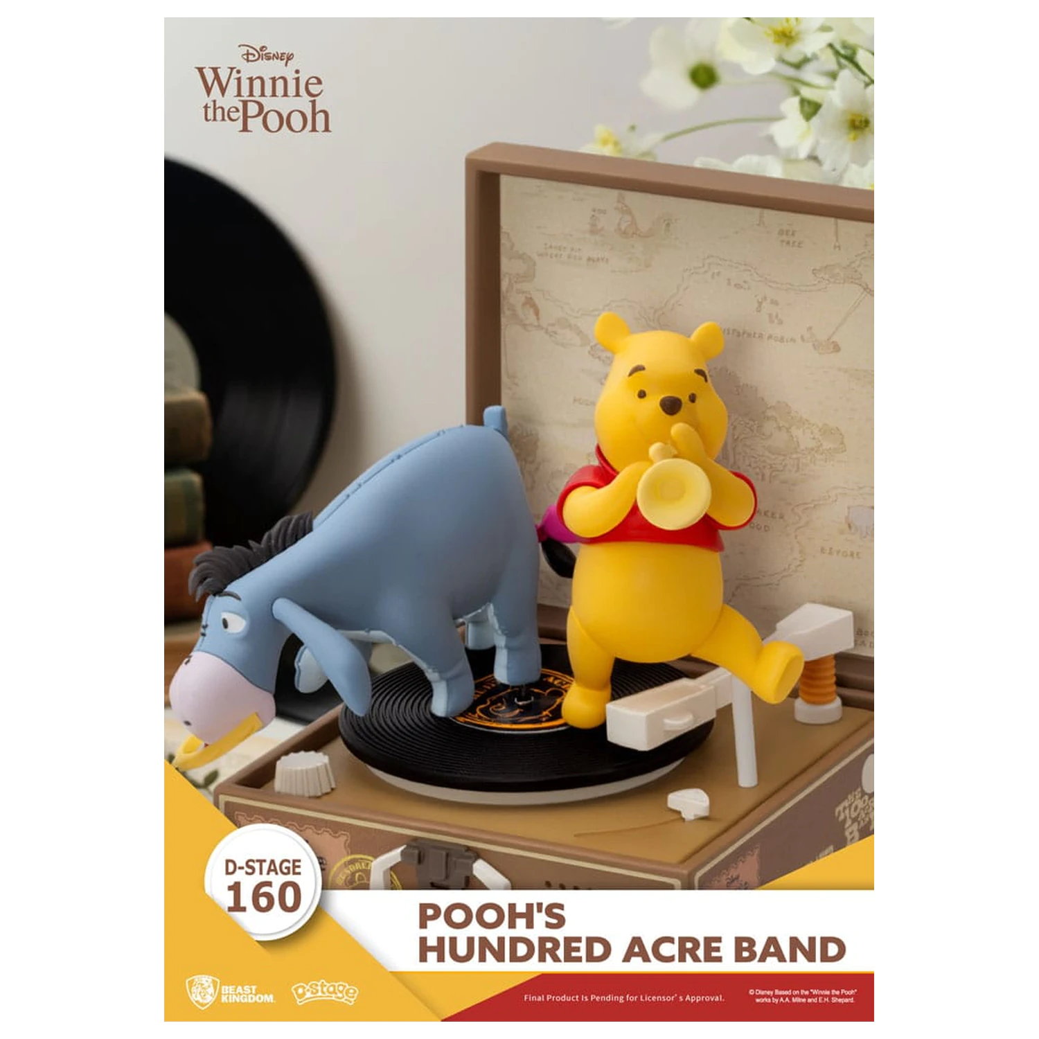 Winnie the Pooh Record Player Series PVC figurka Pooh's Hundred Acre Band 12 cm fotografii produktu